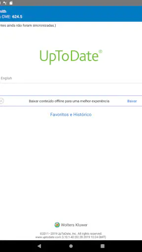 UpToDate screenshot