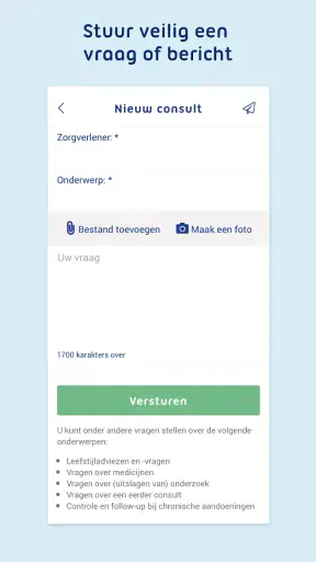 Uw Zorg Online screenshot
