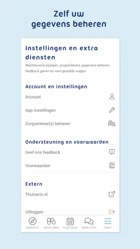Uw Zorg Online screenshot