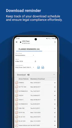 VDO Fleet screenshot