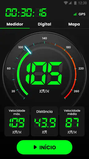 Velocímetro Digital - Odômetro screenshot