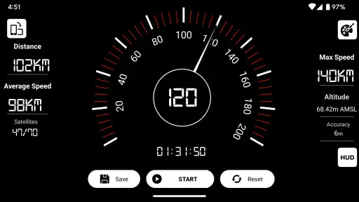 Velocímetro GPS : Odômetro screenshot