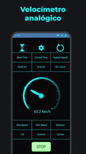 Velocímetro + Odômetro GPS screenshot