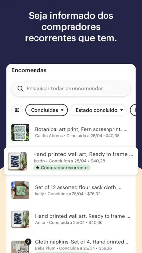 Vender na Etsy: a sua loja screenshot