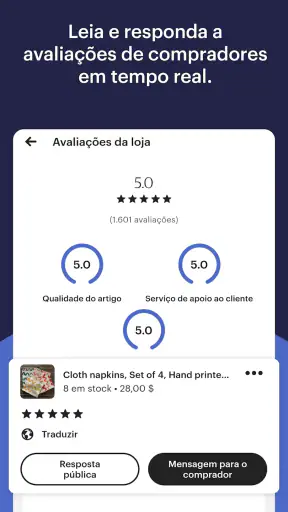 Vender na Etsy: a sua loja screenshot