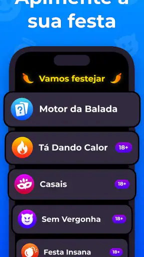 Verdade ou Desafio - Jogo +18 screenshot