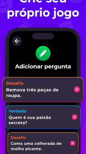 Verdade ou Desafio - Jogo +18 screenshot