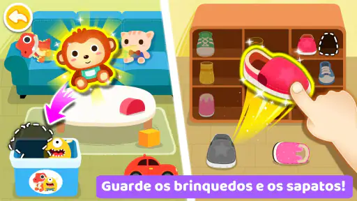 Vida do Bebê Panda: faxina screenshot
