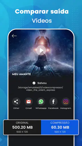 Vídeo Compressor e Compacta screenshot