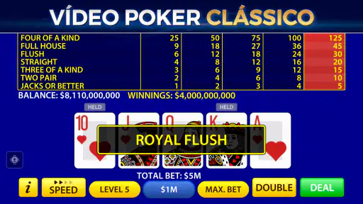 Vídeo Poker de Pokerist screenshot