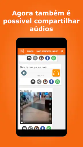 Vídeos e imagens para whatsapp screenshot
