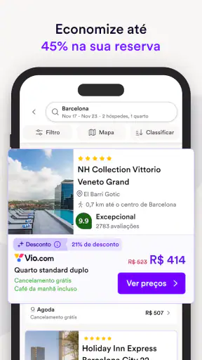 Vio.com: ofertas hotéis viagem screenshot