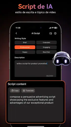 Virbo – Gerador de vídeos IA screenshot