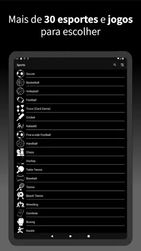 Virtual Scoreboard - Placar screenshot