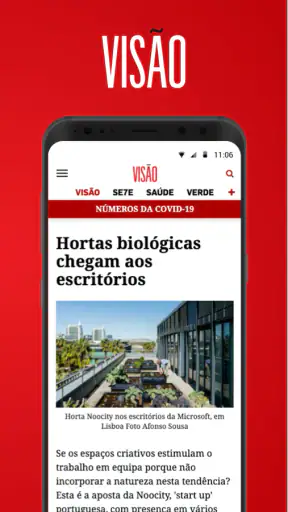 VISÃO Revista screenshot