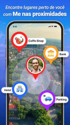 Vista da rua: Navegação GPS screenshot