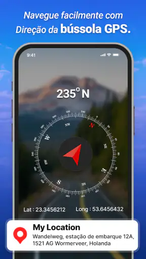 Vista da rua: Navegação GPS screenshot