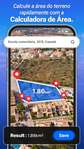 Vista da rua: Navegação GPS screenshot