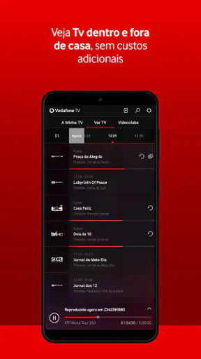 Vodafone TV screenshot