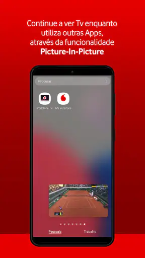 Vodafone TV screenshot