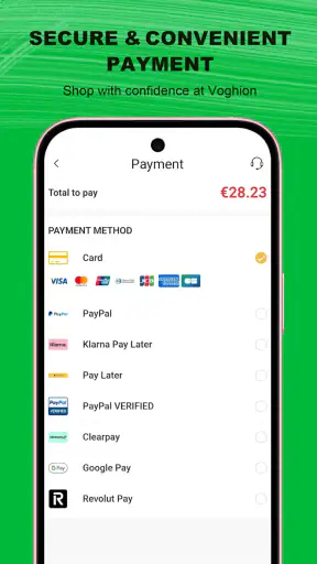 Voghion - compras online screenshot