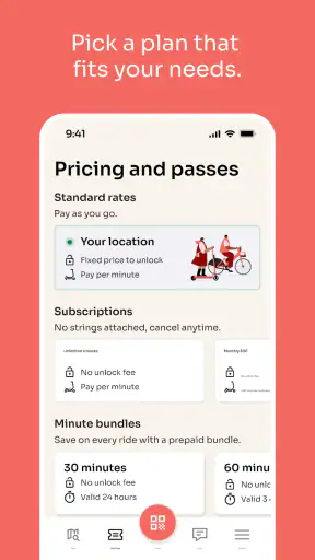 Voi – e-scooter & e-bike hire screenshot