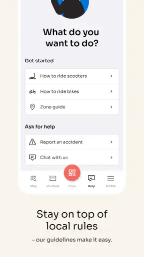 Voi – e-scooter & e-bike hire screenshot