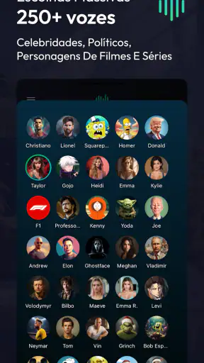 Voices AI: Modificador de Voz screenshot