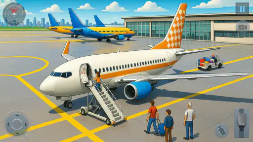 Vôo De Avião-Jogos De Avião 3d screenshot