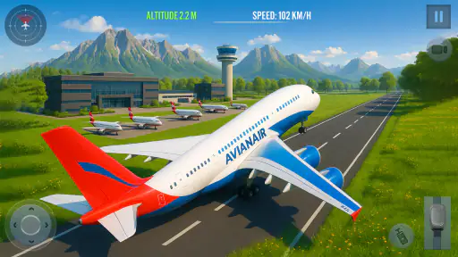 Vôo De Avião-Jogos De Avião 3d screenshot