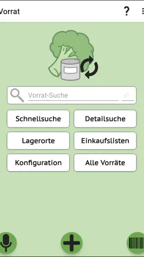 Vorrat, Lager, Einkaufslisten screenshot