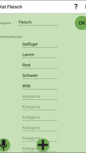 Vorrat, Lager, Einkaufslisten screenshot
