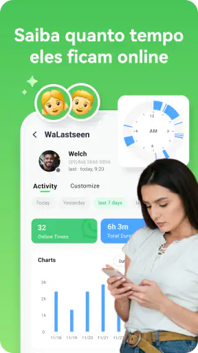 Walastseen:Chat App Rastreador screenshot