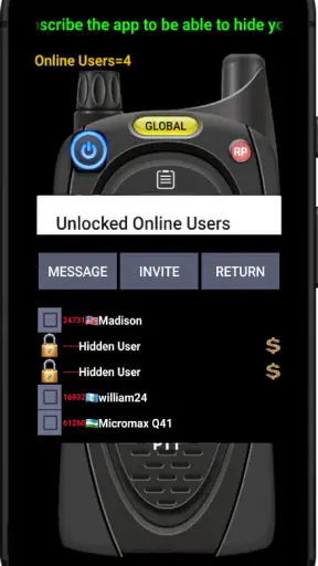 Walkie Talkie Pro Online screenshot