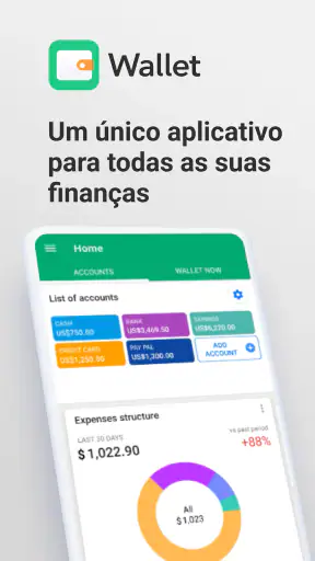 Wallet - Finanças Pessoais screenshot