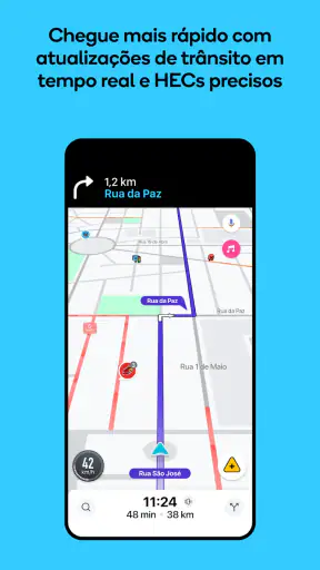 Waze – GPS e Trânsito ao vivo screenshot