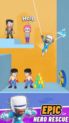 Web Flip Hero: Swing & Hit screenshot