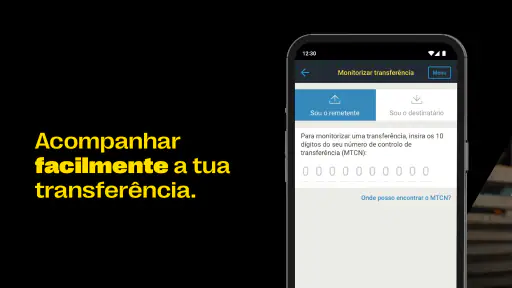 Western Union Enviar Fundos screenshot