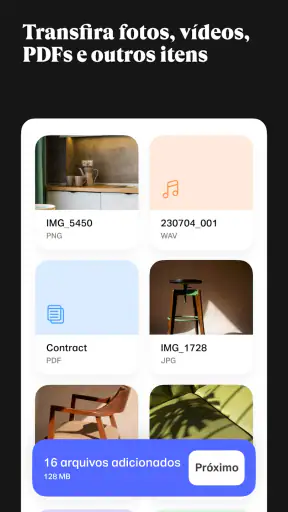 WeTransfer screenshot