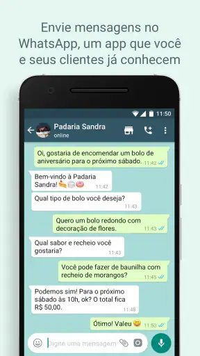 WhatsApp Business screenshot