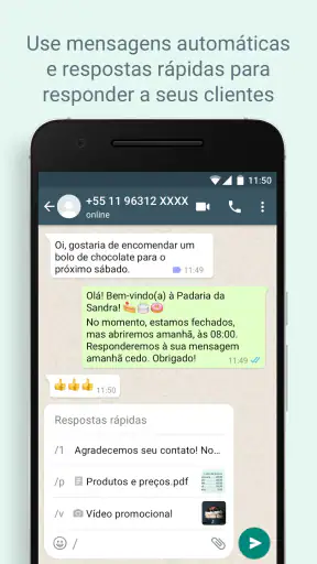 WhatsApp Business screenshot