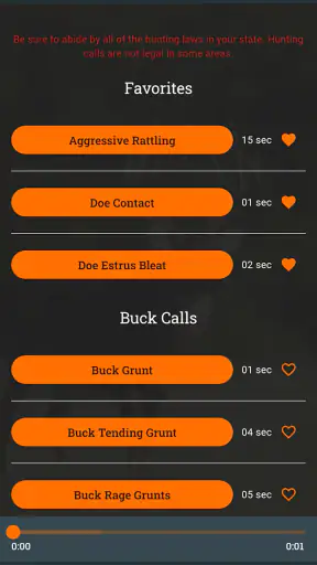 Whitetail Deer Calls Pro screenshot