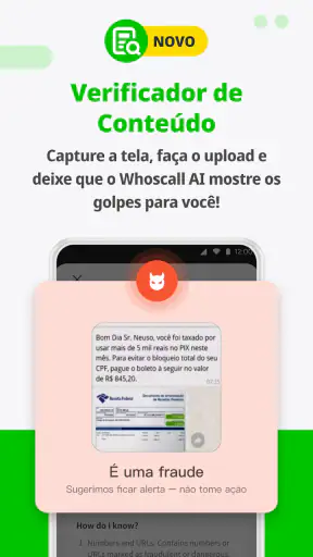 Whoscall Bloquear Chamadas screenshot