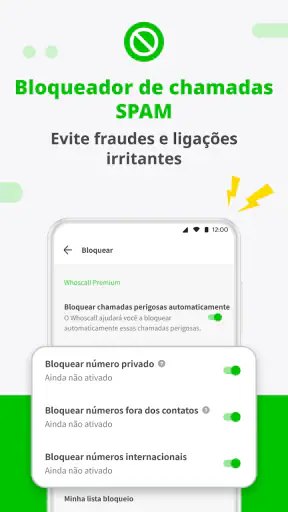 Whoscall Bloquear Chamadas screenshot