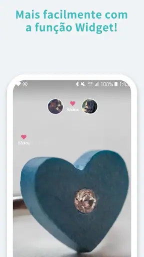 Widget casal : Amor Contagem screenshot