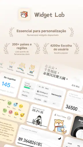 Widget Lab: Coleção de widgets screenshot