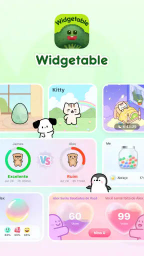 Widgetable: Amigos & Casais screenshot