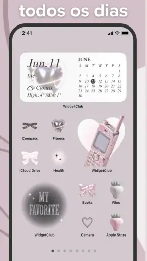 WidgetClub:Tema, Widget, Ícone screenshot