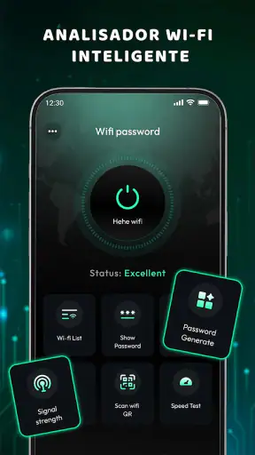 WiFi Master Mostrar senha WiFi screenshot