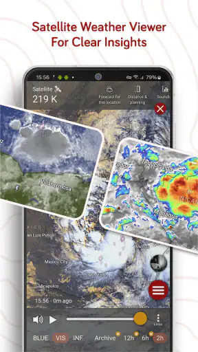 Windy.com - Previsão do tempo screenshot